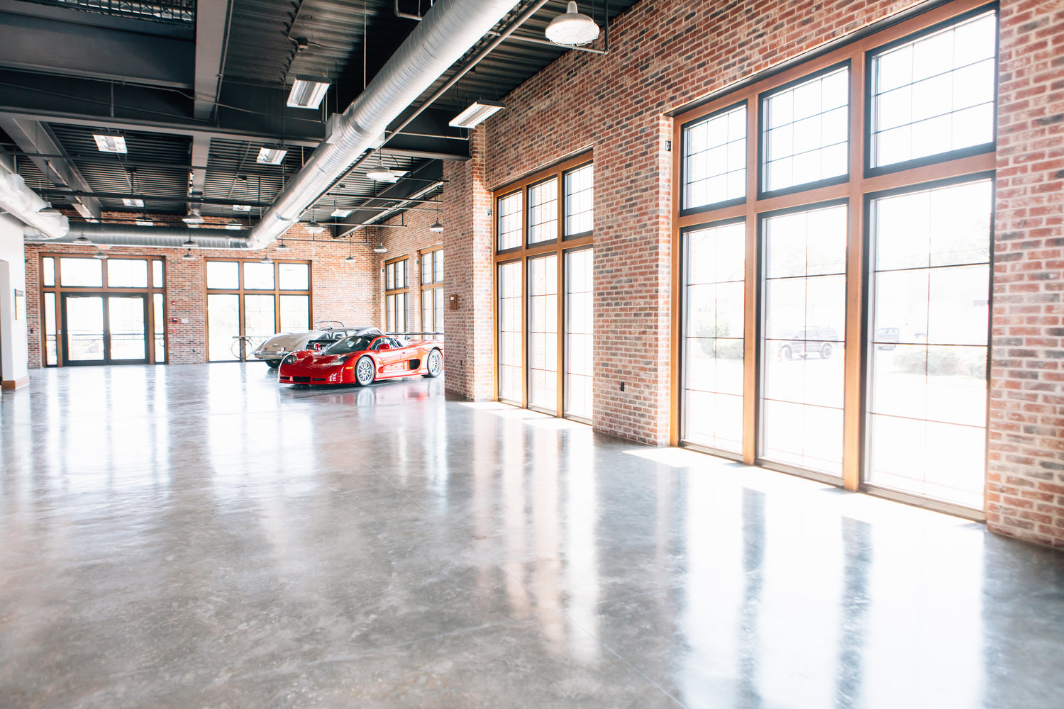 The main showroom of The Assembly Room at Art n' Motion.